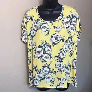 Anthropologie Everleigh Floral Blouse Size XS